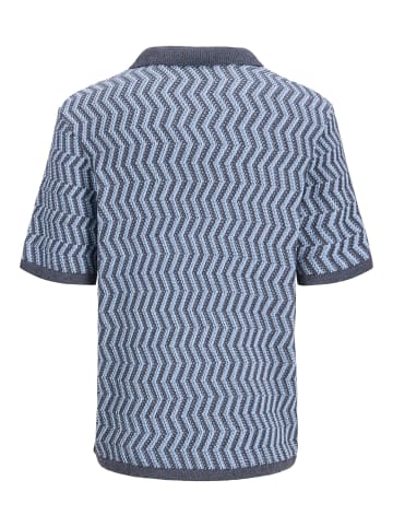 JACK & JONES Junior Gestricktes Polo in Odyssey Gray