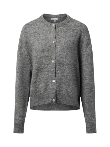 Marie Lund Strickjacke in grau hellgrau - 0001