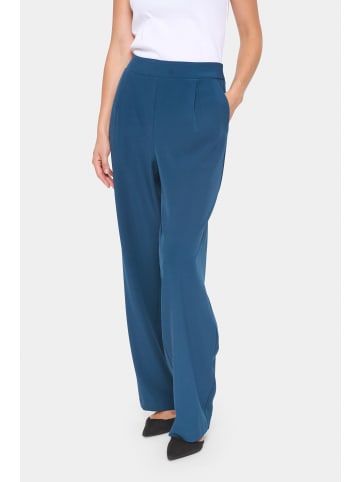 SAINT TROPEZ Casual Hose CelestSZ Gerade Passform in Titan