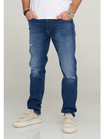 Jack & Jones Jeans Slim Fit - JJITIM JJARIS in Dark Blue Denim