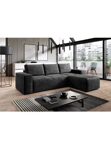 MF Design Rush Recamiere Rechts in Anthrazit -  (L) 302 x (B) 302 x (H) 95 cm