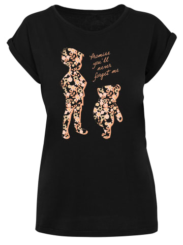 F4NT4STIC T-Shirt Disney Winnie Puuh Der Bär Promise Never Forget in schwarz