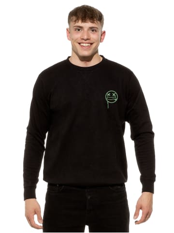 Cotton Prime® Sweatshirt Street Art Wernigerode - Weltenbummler Kollektion in Schwarz