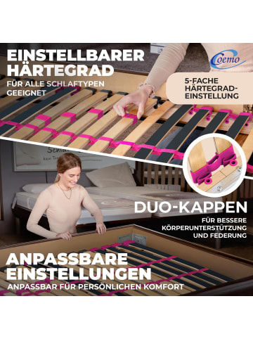 Coemo Lattenrost PINK DREAM in Natur