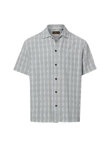 Jack & Jones Kurzarmhemd JPRBLutiago in indigo ecru