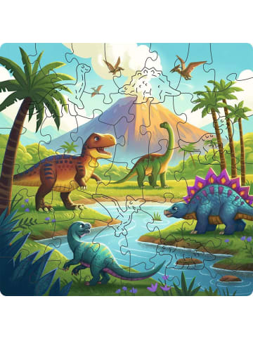 Ravensburger Puzzle 44 Teile Kinderpuzzle 44 Teile - Dinosaurier Welt Ab 6 Jahre in bunt