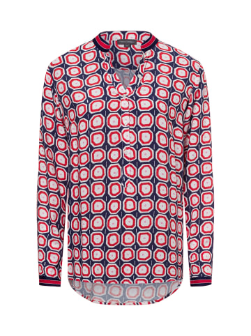 Franco Callegari Blusenshirt in weiß blau - 0028