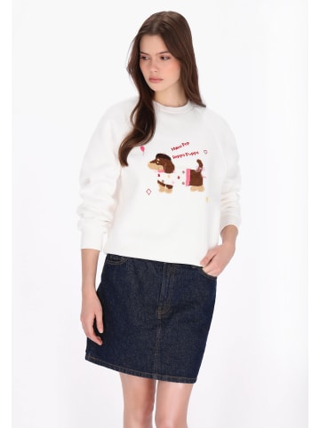 myMo Women Sweatshirt in offwhite