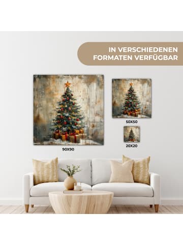 MuchoWow Leinwand Bilder Rostfarben