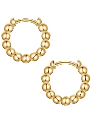 Rafaela Donata Creolen aus Sterling Silber in gelbgold