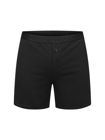 Erlich Textil  CASUAL COTTON BOXERS in schwarz