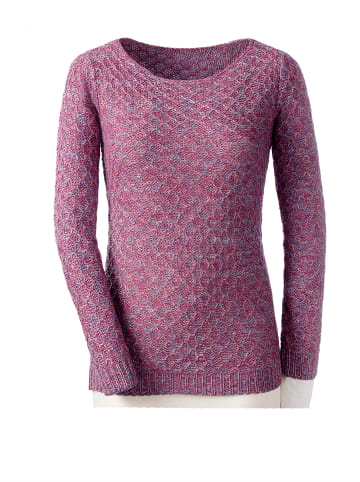 WITT WEIDEN Pullover in fuchsia-gemustert