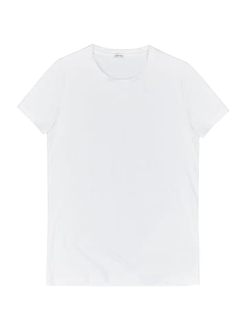 HOM T-Shirt Supreme Cotton Crew Neck in Weiß