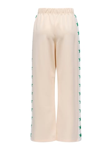 ONLY Hose mit weitem Beinschnitt in Ecru