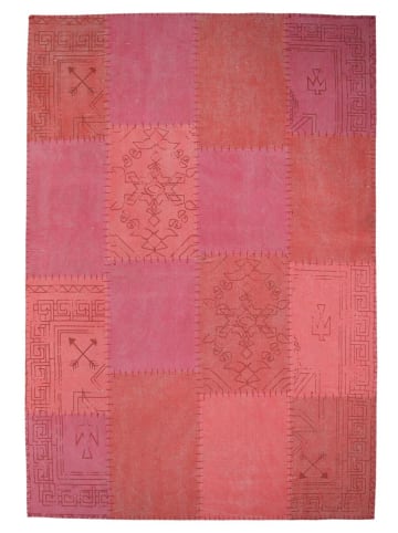 Kayoom Kurzflor Teppich Lyrical 210 in multi - rot - rechteckig