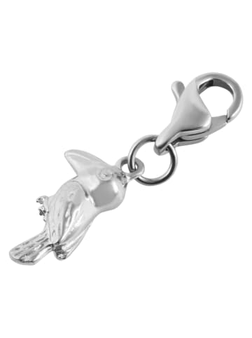 Adeliás Unisex Anhänger – Charmanhänger aus Edelstahl in silber