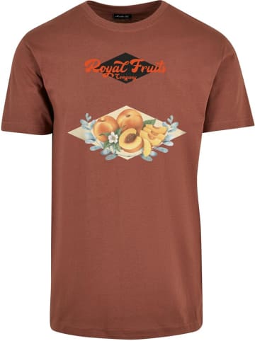 Mister Tee T-Shirt "Royal Fruits Tee" in Braun