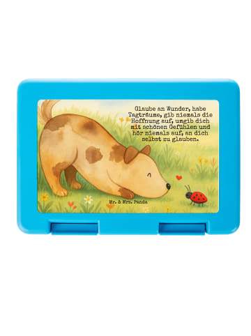 Mr. & Mrs. Panda Bentobox Hund Marienkäfer Design mit Spruch in Weiß