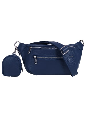 Samantha Look Gürteltasche echt Leder in blau