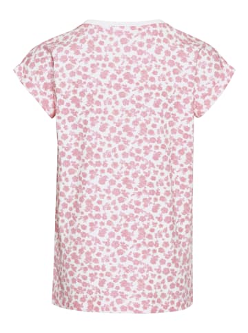 Kangaroos T-Shirt in rosa geblümt