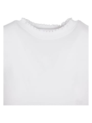 Urban Classics Urban Classics Damen Ladies Cropped Rib Tee in white