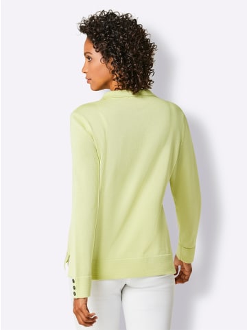 creation L Polopullover in pistazie