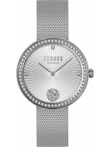 Versace Analoguhr für Damen in silber