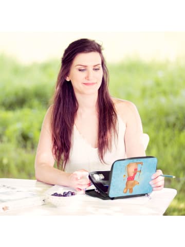 Mr. & Mrs. Panda Etui für Stifte Maus Weihnachten ohne Spruch in Eisblau