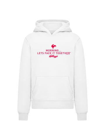 F4NT4STIC Hoodie Kellogg's Breakfast Cereals Morning Lets Face It in weiß