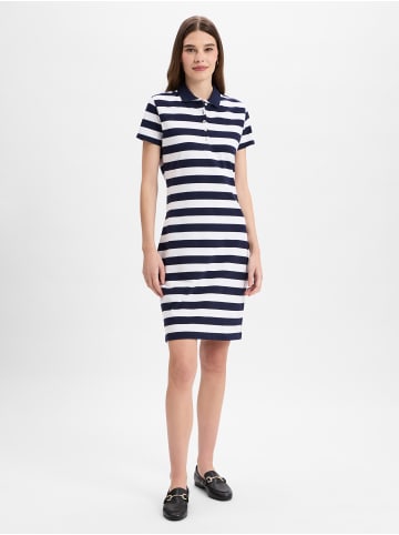 Marie Lund Kleid in marine weiß - 0009