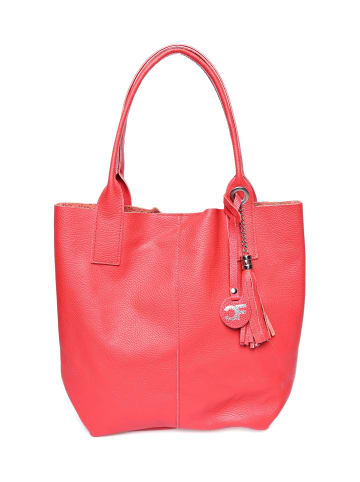 Carla Ferreri Henkeltasche in Rot