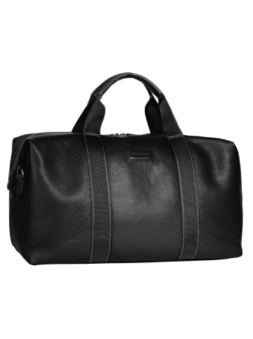 Bugatti Reisetasche ELSA echt Leder in schwarz