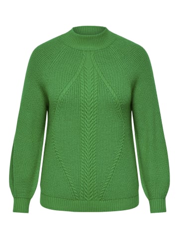 ONLY Carmakoma Strickpullover in Green Bee