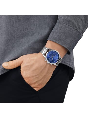 Tom Tailor Chronograph Alloy/Edelstahl, IP silber in Silber