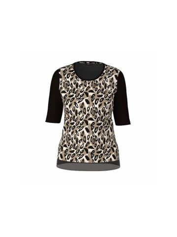 Barbara Lebek Rundkragen Langarmshirt für Damen in schwarz