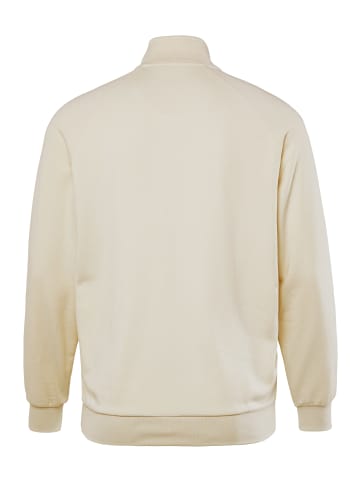 JP1880 Sweatjacke in cremeweiß
