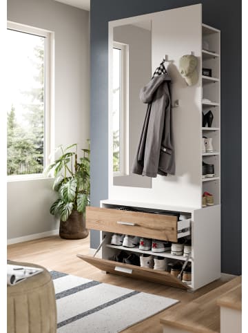 xonox.home Garderobenkombination  (B/H/T: 80x190x38 cm) in Nox Oak Nachbildung