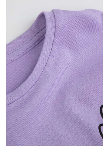 MOKIDA Langärmliges Baumwollshirt in violett