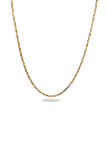 KUZZOI Halskette 925 Sterling Silber in Gold