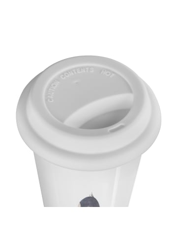 Mr. & Mrs. Panda Kaffeebecher To Go Pinguin Marienkäfer ohne Spruch in Weiß