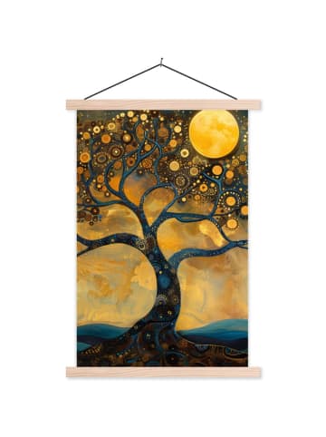 MuchoWow Poster mit Leiste Vollmond  (BxH)