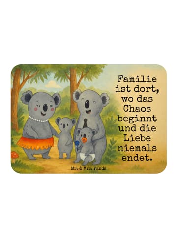 Mr. & Mrs. Panda Pinnwandmagnet Koala Familie Design mit Spruch in Weiß