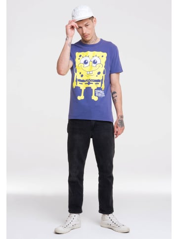 Logoshirt T-Shirts Spongebob Schwammkopf in blau