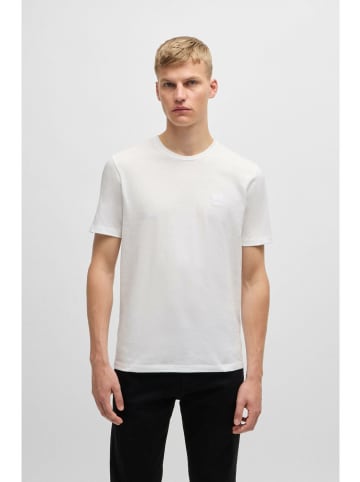 Hugo Boss Rundhals T-Shirt für Damen in orange