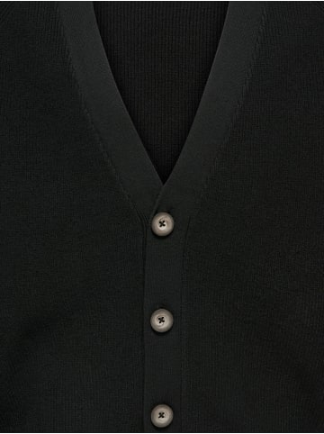 ONLY & SONS Junior Strickjacke in Black