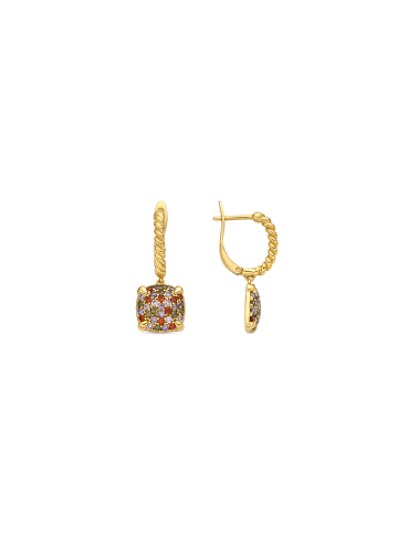 Luxenter Ohrringe Khocas mit 18 Karat Goldfinish – KHOCAS