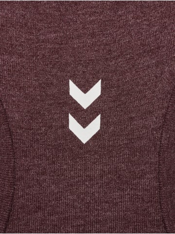 Hummel Sport-BH "Pulse Logo Light Support Bra" in Braun