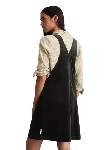 Marc O'Polo DENIM Cord-Latzkleid flared in Schwarz