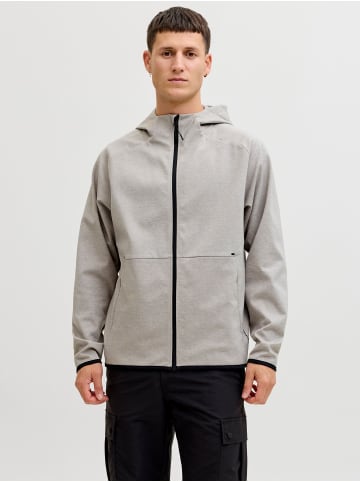 Jack & Jones Kapuzenjacke in Light Grey Melange