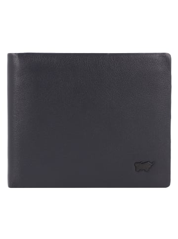 Braun Büffel Hannes Geldbörse RFID Schutz Leder 11.5 cm navy